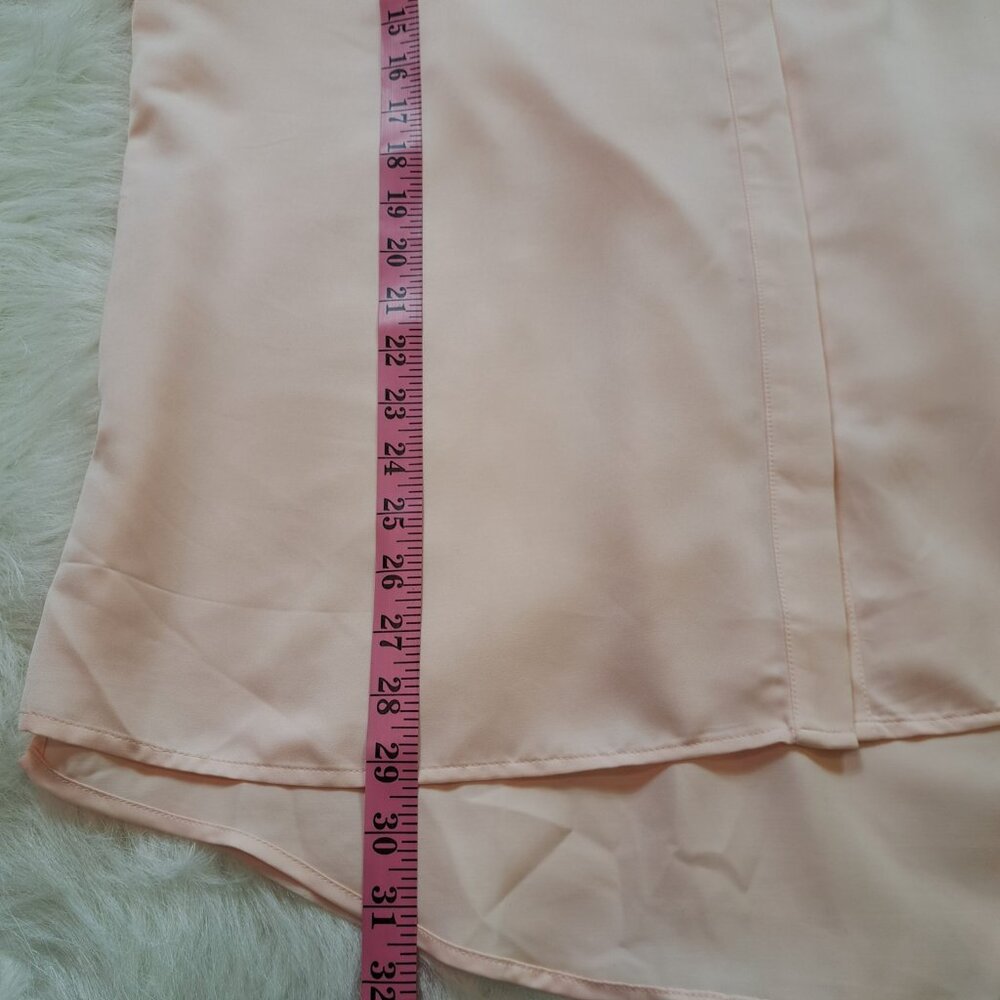 Chico's Peach Casual Button Up Shirt Size 3 - Picture 11 of 12